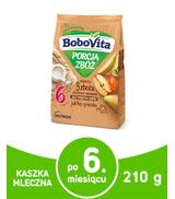 BOBOVITA PORCJA  3 ZBOŻA Kaszka mleczna o smaku jabłkowo-gruszkowym po 6 m-cu - 210 g