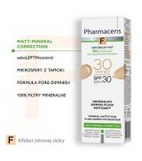 Pharmaceris F Mineralny dermo-fluid matujący Tanned 30, 30 ml