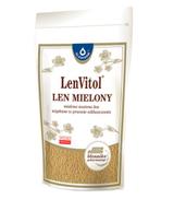 OLEOFARM, LenVitol, Len mielony, Mielone nasiona lnu uzyskane w procesie odtłuszczania, 450 g, cena, wskazania, właściwości