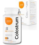 Colostrum Junior z probiotykami, cukierki o smaku mleczno-truskawkowym, 80 szt