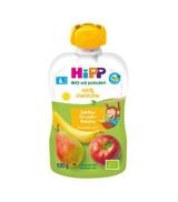 HiPP BIO od pokoleń, Jabłka-Gruszki-Banany, po 6. m-cu, 100 g, cena, wskazania, właściwości