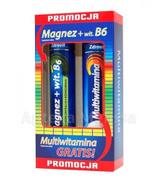 ZDROVIT Magnez z witaminą B6 + Multiwitamina - 24 tabl. mus. + 20 tabl. mus.