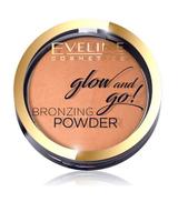 EVELINE Bronzer w kamieniu Glow&Go nr 02 - 8,5 g - satynowe wykończenie - cena, opinie, właściwości