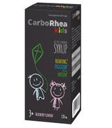 CarboRhea Kids Płyn z węglem aktywnym 3+ jagodowy smak - 120 ml Na trawienie i wzdęcia - cena, opinie, stosowanie