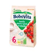 BOBOVITA Kaszka mleczno-ryżowa truskawka po 6 miesiącu 230 g