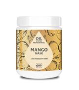 RONNEY Professional Oil System Maska MANGO, Włosy niskoporowate, 1000 ml