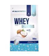 Allnutrition Whey Delicious coconut - 700 g - cena, opinie, właściwości