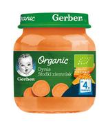GERBER ORGANIC Dynia Słodki ziemniak po 4 miesiącu - 125 g