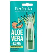 Perfecta Pomadka odżywcza do ust Aloe vera + Kokos - 5 g - cena, opinie, właściwości