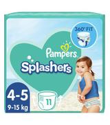 Pampers Splashers 4-5 jednorazowe pieluchomajtki do pływania 9-15 kg, 11 szt.