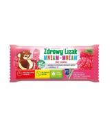 Zdrowy lizak Mniam-Mniam o smaku malinowym (łezka) 1 sztuka