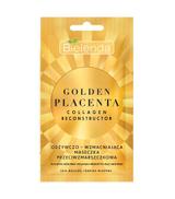 Bielenda Golden Placenta Collagen Reconstructor Odżywczo-Wzmacniająca Maseczka przeciwzmarszczkowa, 8 g cena, opinie, właściwości