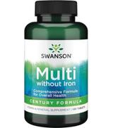 SWANSON Century Formula bez żelaza - 130 kaps.