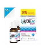 Multilac Baby Synbiotyk (probiotyk + prebiotyk), krople, 2x5 ml