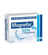 Magnefar B6 Sen z melatoniną i ashwagandhą, 30 tabletek