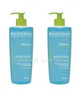 BIODERMA SEBIUM GEL MOUSSANT Żel do mycia twarzy, 2 x 500 ml - ważny do 2025-04-30