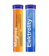 Panawit Duo Pack Elektrolity, 20 tabletek musujących + Magnez, 20 tabletek musujących
