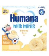 Humana Milk Minis Deserek jogurtowy o smaku bananowym, 4x100g