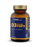 PUREO Health Witamina D3 Forte, 60 kapsułek