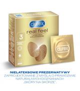 DUREX REAL FEEL Prezerwatywy nowej generacji nie-lateksowe - 3 szt.