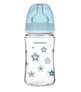 CANPOL BABIES Antykolkowa butelka szerokootworowa EasyStart 35/217 niebieska 240 ml - 1 szt.