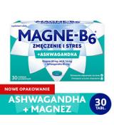 Magne-B6 Zmęczenie i stres, Magnez z ashwagandhą, 30 tabletek