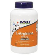 Now L-Arginine 500 mg, 250 kaps.