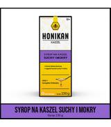 Honikan Kaszel Syrop, 230 g, cena, wskazania, właściwości