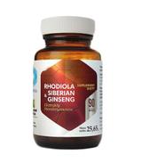 Hepatica Rhodiola Siberian & Ginseng  - 90 kapsułek - cena, opinie, właściwości