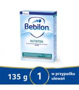 Bebilon Nutriton, do postępowania dietetycznego w przypadku ulewań dla niemowląt od urodzenia, 135 g - ważny do 2025-09-24