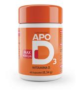ApoD3 MAX 4000 j.m, witamina D dla dorosłych, 60 kapsułek