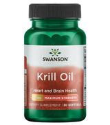 Swanson Krill oil - maksymalna moc - 30 kaps. - cena, opinie, właściwości