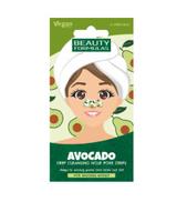 Beauty Formulas, Paski na nos głęboko oczyszczające awokado, 6 sztuk
