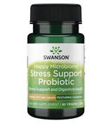 Swanson Happy Microbiome Stress Support Probiotic, 60 kapsułek