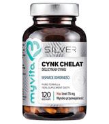 MyVita Silver Cynk chelat - 120 kaps.- cena, opinie, właściwości