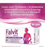 FALVIT Estro+ - 60 tabl. - uspakaja i łagodzi objawy menopauzy - cena, opinie, dawkowanie