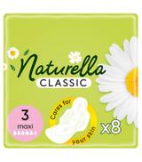 Naturella Classic Maxi Podpaski ze skrzydełkami, 8 sztuk