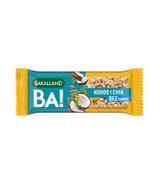 Bakalland BA! Baton zbożowy 5 zbóż Kokos i Chia, 30 g