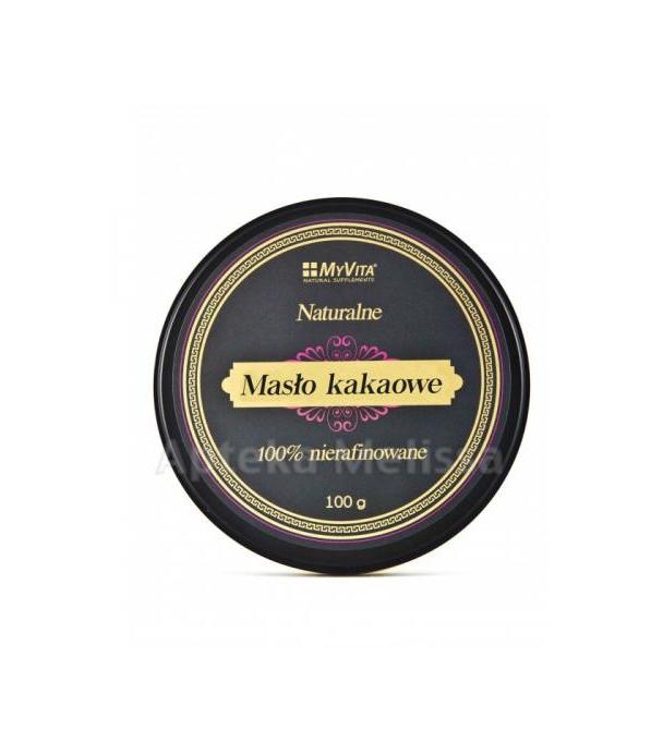 MYVITA Masło kakaowe 100% nierafinowane - 100 g