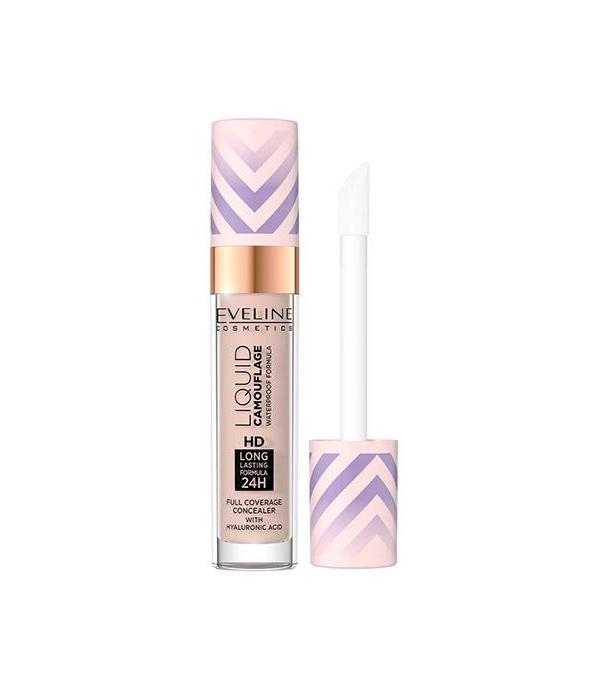 Eveline Korektor kamuflujący do twarzy z kwasem hialuronowym wodoodporny 03 soft natural, 7,5 ml, cena, opinie, stosowanie
