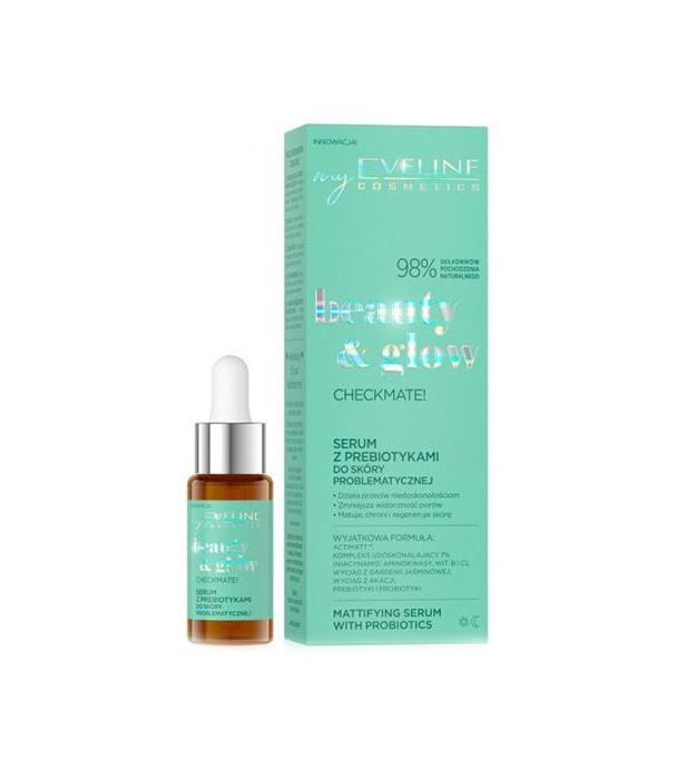 Eveline Cosmetics Beauty & Glow Serum z prebiotykami do skóry problematycznej, 18 ml, cena, opinie, właściwości