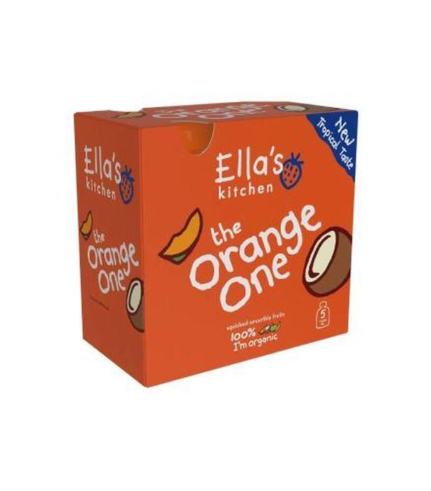 Ella's Kitchen BIO ORANGE BIO Puree owocowe z mango dla dzieci po 6. miesiącu życia (5x90 g)