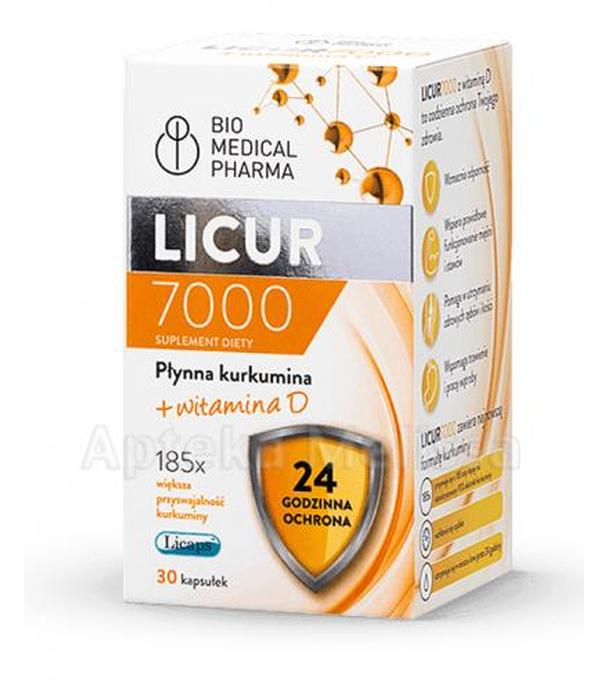 Licur7000 + witamina D, kapsułki, 30 sztuk