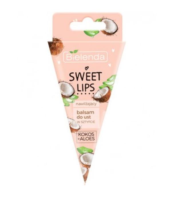 Bielenda Sweet Lips Nawilżający balsam do ust o zapachu kokosowym - 5 g - cena, opinie, właściwości