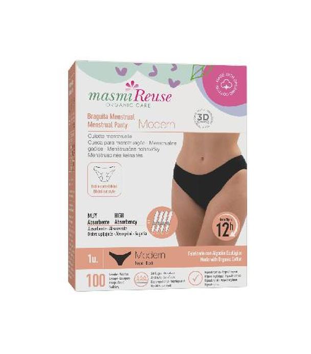 Masmi Reuse Majtki menstruacyjne Modern, rozmiar M, 1 sztuka
