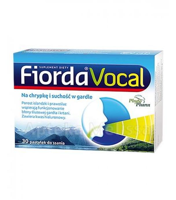 FIORDA VOCAL - 30 past. - cena, opinie, stosowanie