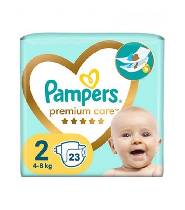 Pampers Pieluchy Premium Care rozmiar 2, 23 sztuki pieluszek