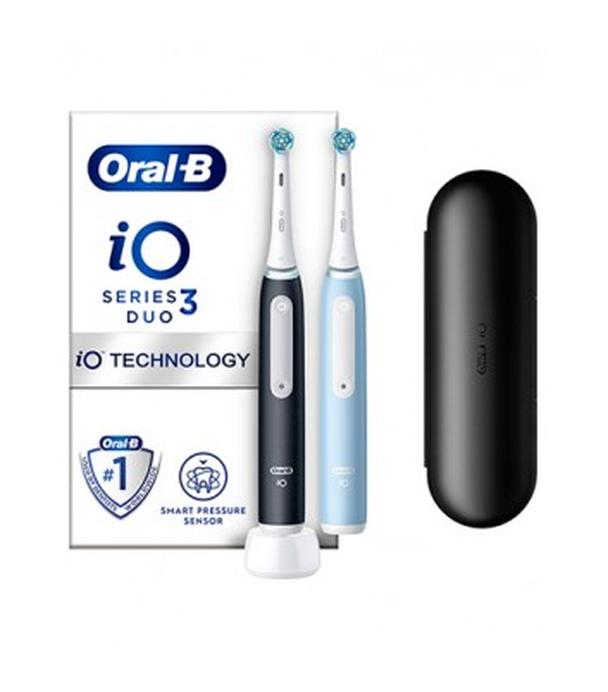 Oral-B iO 3 Black & Blue Szczoteczka elektryczna, 2 sztuki