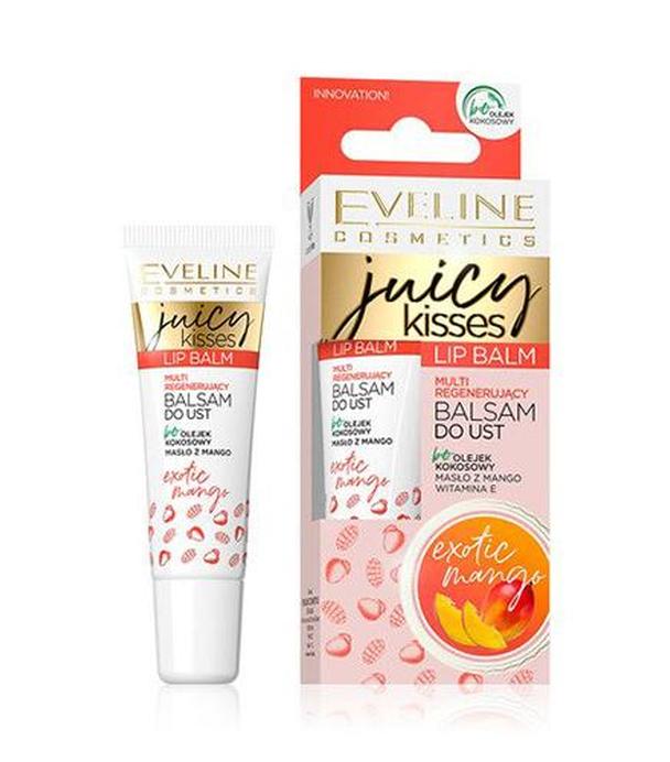 Eveline Cosmetics Juicy Kisses Multi regenerujący balsam do ust Exotic mango - 12 ml - cena, opinie, właściwości