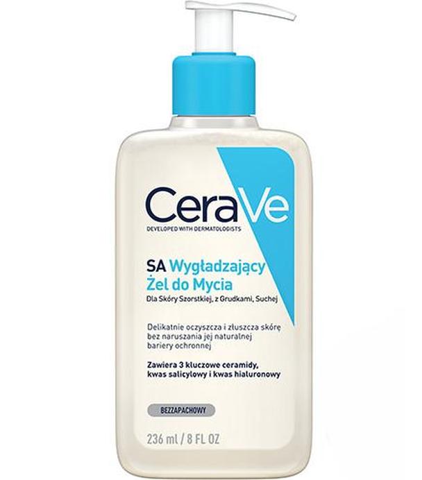 Cerave SA Żel wygładzający do mycia, 236 ml, do skóry suchej i wrażliwej